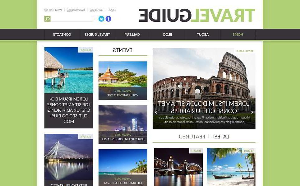 WordPress Travel Blog Theme